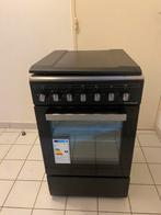 TECNOLUX zwarte gasfornuis met elektrische oven, Elektronische apparatuur, Fornuizen, Ophalen, Nieuw