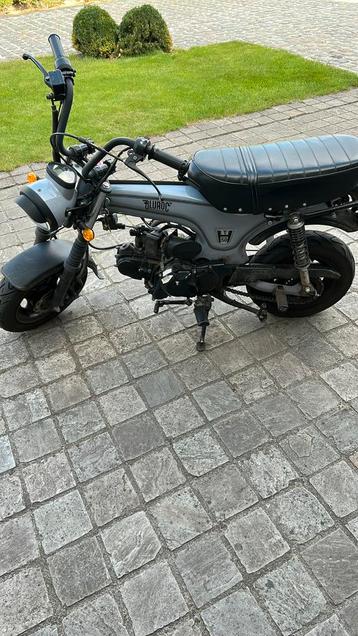 Bluroc 50 cc moto brommer heritage mat grijs beschikbaar voor biedingen