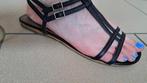 sandales cuir pointure 39, Ophalen of Verzenden, Zwart