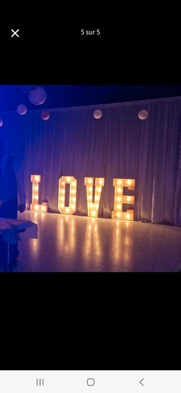 Décoration mariage,  LOVE , CANDY-BAR, Enlèvement, Utilisé