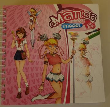 Manga modeontwerpen tekenboek