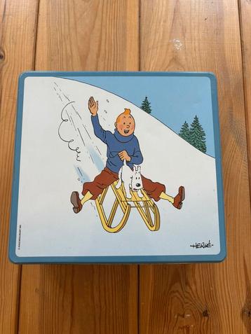 Kuifje blikken doos beschikbaar voor biedingen