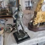 Jolie sculpture en bronze Constantin Meunier en bon état, Antiquités & Art, Enlèvement ou Envoi