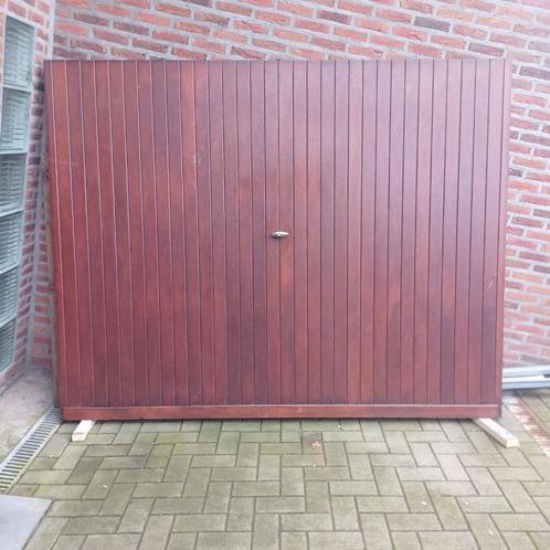 garagepoort, Bricolage & Construction, Fenêtres & Moustiquaires, Utilisé, Porte de garage, Moins de 200 cm, 120 cm ou plus, Bois