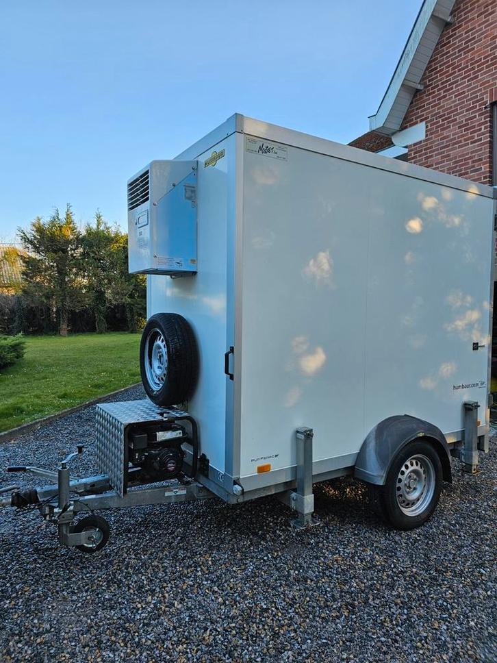 Location remorque frigorifique autonome, Autos : Divers, Remorques, Comme neuf, Enlèvement