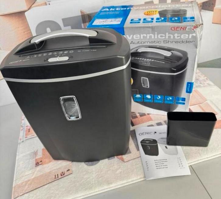 NOUVEAU Déchiqueteuse de papier GENIE 580 XCD Déchiqueteuse, Divers, Accessoires de bureau, Neuf, Enlèvement ou Envoi