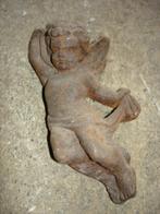 statue ancien ange en fonte rouillé ..., Jardin & Terrasse, Comme neuf, Ange, Enlèvement ou Envoi, Métal