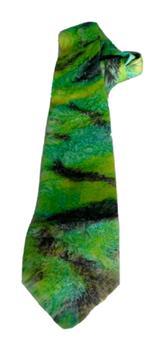 Cravate en soie peinte à la main vert forêt., Vêtements | Hommes, Cravates, Comme neuf, Vert, À motif, Enlèvement ou Envoi