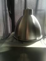 Lampe modèle à suspendre en gris métallisé - Factory-Eatel, Comme neuf, Enlèvement, Métal, 50 à 75 cm