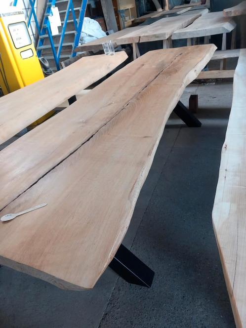 Boomstamtafels tafelbladen planken Decoratie planken Wandpla, Huis en Inrichting, Bureaus, Zo goed als nieuw, Ophalen