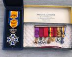 Oude zilver vermeil NL officier orde v Nassau + miniaturen, Ophalen of Verzenden
