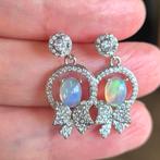 Boucles d'oreilles en opale naturelle, Enlèvement ou Envoi, Comme neuf