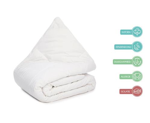 dekbed All season 200x200cm 100% eendenveren en dons, Huis en Inrichting, Slaapkamer | Beddengoed, Nieuw, Deken of Dekbed, Tweepersoons