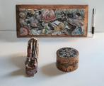 Vintage houtsnijwerk FOLK ART, Antiek en Kunst, Kunst | Beelden en Houtsnijwerken, Ophalen of Verzenden