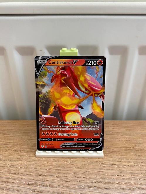 Centiskorch V 033/189 - Pokemon kaart, Hobby en Vrije tijd, Verzamelkaartspellen | Pokémon, Nieuw, Losse kaart, Foil, Ophalen of Verzenden