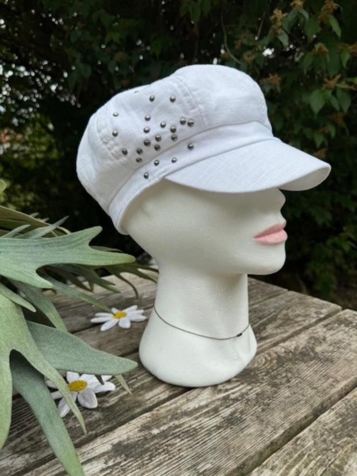 hippe witte ESPRIT pet - nieuw / ongedragen, Kleding | Dames, Hoeden en Petten, Nieuw, Pet, 56 of 57 cm (M, 7 of 7⅛ inch), Ophalen of Verzenden