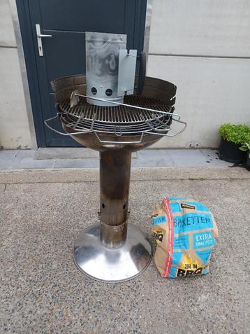 Barbecook BBQ roestvrij staal met brikettenstarter beschikbaar voor biedingen