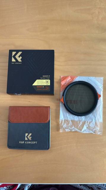 K&F concept 82mm variable nd filter+cpl beschikbaar voor biedingen