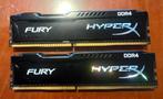 Fury HYPERX DDR4 16 GB (2x8 GB) 3200 MHz RAM-kit, Computers en Software, RAM geheugen, Gebruikt, DDR4, Ophalen of Verzenden, Desktop