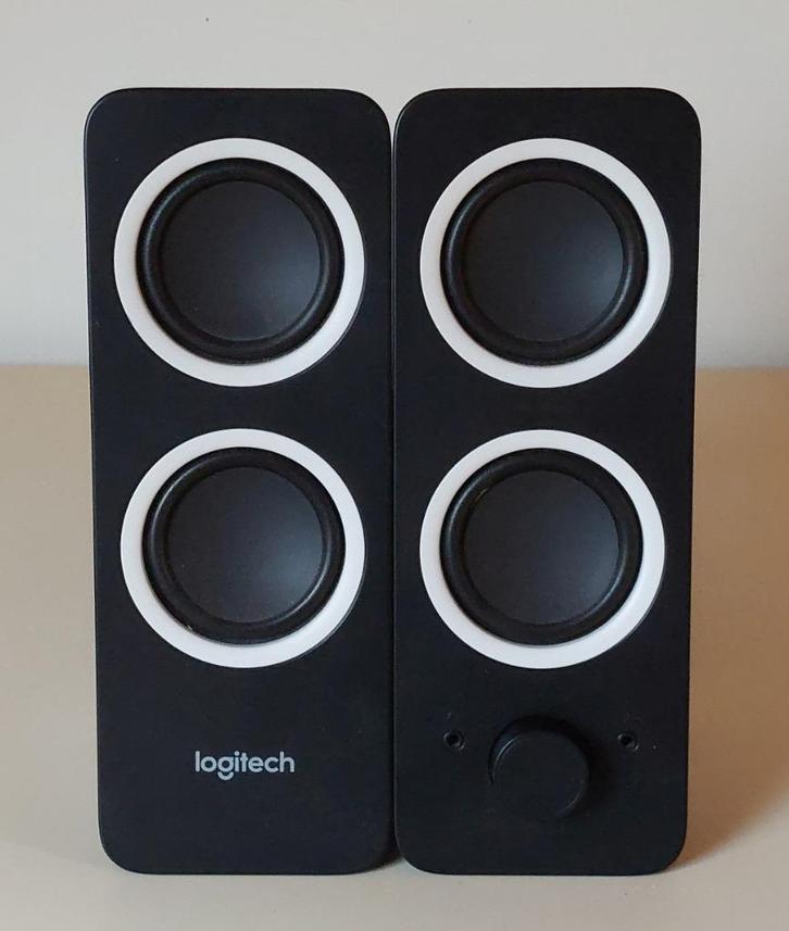 Logitech Z200 Multimedia Luidsprekers Midnight Black, Computers en Software, Pc speakers, Zo goed als nieuw, Overige typen, Ophalen of Verzenden
