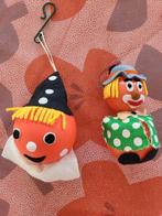 2 kerstballen in de vorm van een clown, Ophalen of Verzenden