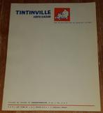Tintin papier à lettre Tintinville 1961 Hergé Kuifje Milou, Comme neuf, Tintin, Autres types, Enlèvement ou Envoi