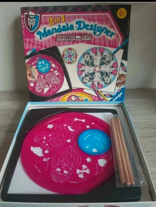 Ravensburger grande Mandala Monster High, Hobby & Loisirs créatifs, Dessin, Utilisé, Enlèvement ou Envoi