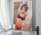 Animatie Anime hentai canvas poster XL 90x60 cm muur deco, Huis en Inrichting, Ophalen of Verzenden, Nieuw