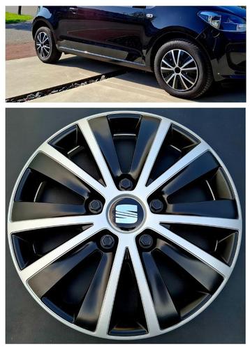 Wieldoppen | SEAT | Zwart-Zilver  | 13 t/m 17 Inch beschikbaar voor biedingen