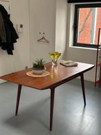 Vintage tafel Louis van Teeffelen, Huis en Inrichting, Tafels | Eettafels, Ophalen, Gebruikt, Teakhout, 50 tot 100 cm