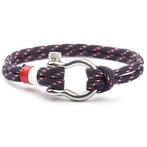 Parakoord klimarmband heren / dames - BLAUW / ROOD / GRIJS, Ophalen of Verzenden, Nieuw