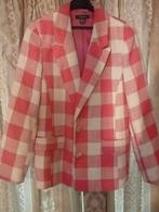 Witte en roze geruite jas van Primark, Kleding | Dames, Primark, Jasje, Ophalen of Verzenden, Wit