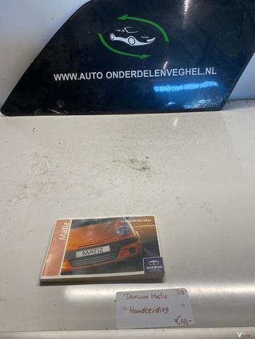 Daewoo Matiz 0.9 3 cilinder 2003   Instructieboekje beschikbaar voor biedingen