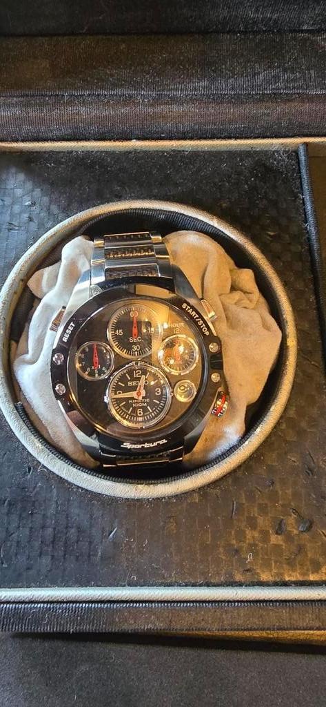 SEIKO Sportura Kinetic Honda F1 limited, Handtassen en Accessoires, Horloges | Heren, Zo goed als nieuw, Seiko, Ophalen