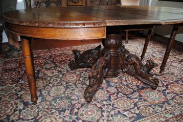 landelijke eettafel - antiek, Huis en Inrichting, Ophalen, Gebruikt, Landelijk, Vijf personen of meer