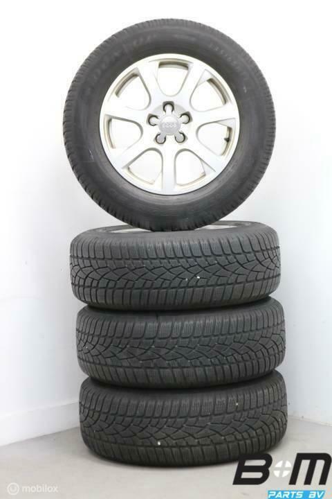 Org 17 inch velgen + winterbanden Audi Q5 8R 8R0601025G, Auto-onderdelen, Banden en Velgen, Banden en Velgen, Winterbanden, 17 inch