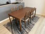 IKEA Ekedalen schuiftafel 180/240cm x 90cm + 4 stoelen, Huis en Inrichting, Complete eetkamers, Ophalen, Gebruikt, Modern, 4 tot 6 stoelen