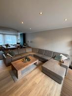 Taupe kleurige zithoek, Enlèvement, Comme neuf