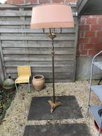 staande lamp koper, Huis en Inrichting, Lampen | Vloerlampen, Ophalen, Gebruikt, Antiek, 150 tot 200 cm