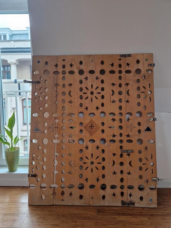 Volet décoratif en bois (unique!), Bricolage & Construction, Volets, Utilisé, Enlèvement