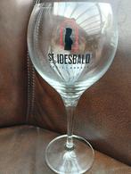 6 glazen St. Idesbald Abdij 33 cl 22cm H 7,5 cm diameter, Comme neuf, Enlèvement, Verre à bière
