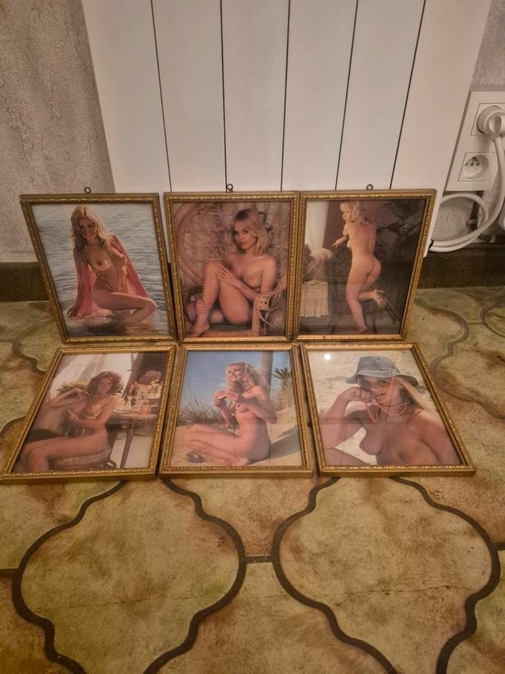 Set van 6 vintage monturen voor volwassenen, Antiek en Kunst, Kunst | Tekeningen en Fotografie, Ophalen