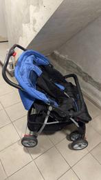 MOET SNEL WEG! Blauwe dubbele buggy voor peuters en kleuters, Kinderen en Baby's, Buggy's, Ophalen, Zo goed als nieuw, Overige merken