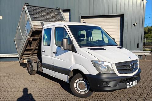 Mercedes-Benz Sprinter 510 Kipper DC 7 Pers. Trekhaak Airco, Auto's, Bestelwagens en Lichte vracht, Bedrijf, Te koop, ABS, Airconditioning