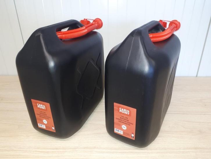 Jerrycan 20 liter zwart in kunststof: 1 beschikbaar, Auto-onderdelen, Brandstofsystemen, Nieuw, Ophalen