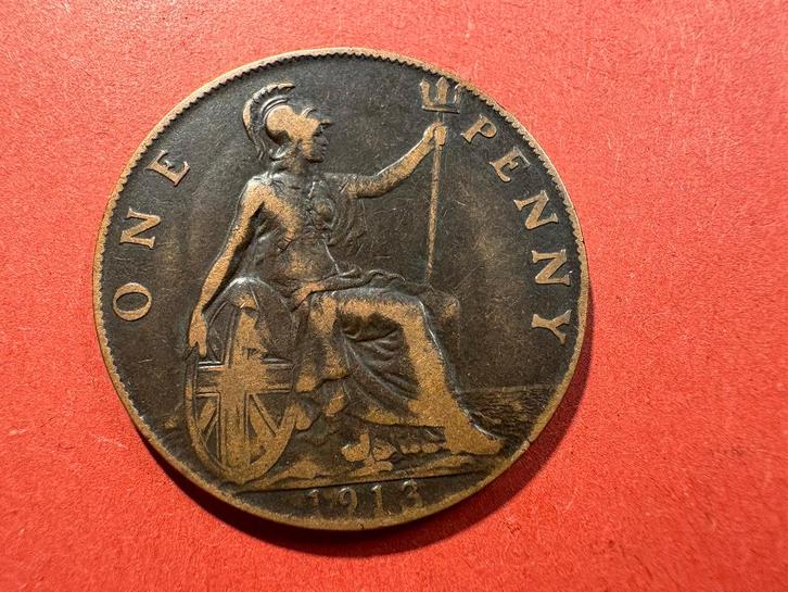 Royaume-Uni (UK) - 1 Penny 1913 (#188#), Timbres & Monnaies, Monnaies | Europe | Monnaies non-euro, Monnaie en vrac, Autres pays