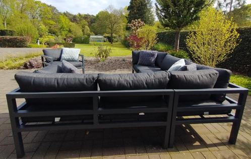 Prachtig Loungeset in uitstekende staat!, Tuin en Terras, Tuinsets en Loungesets, Zo goed als nieuw, Loungeset, Aluminium, 6 zitplaatsen