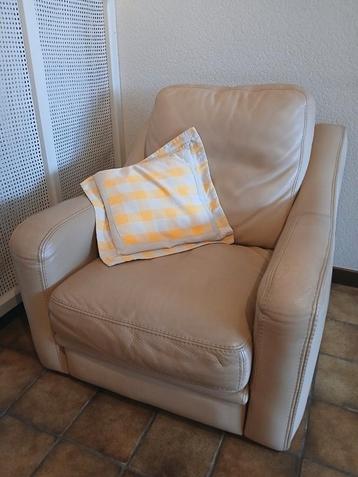 Fauteuil en cuir., Enlèvement, Utilisé, Cuir