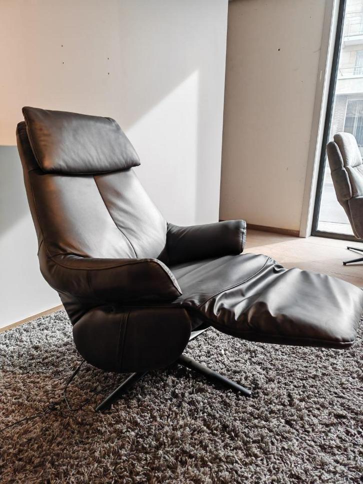 Elektrische relaxzetel | 349 euro | fabrieksverkoop, Huis en Inrichting, Fauteuils, Nieuw, Leer, 50 tot 75 cm, Minder dan 75 cm