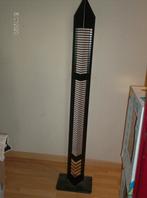 Zwart metalen cd rek – hoogte 1.60M, Huis en Inrichting, Woonaccessoires | Cd- en Dvd-rekken, Ophalen, Gebruikt, Cd's of Dvd's